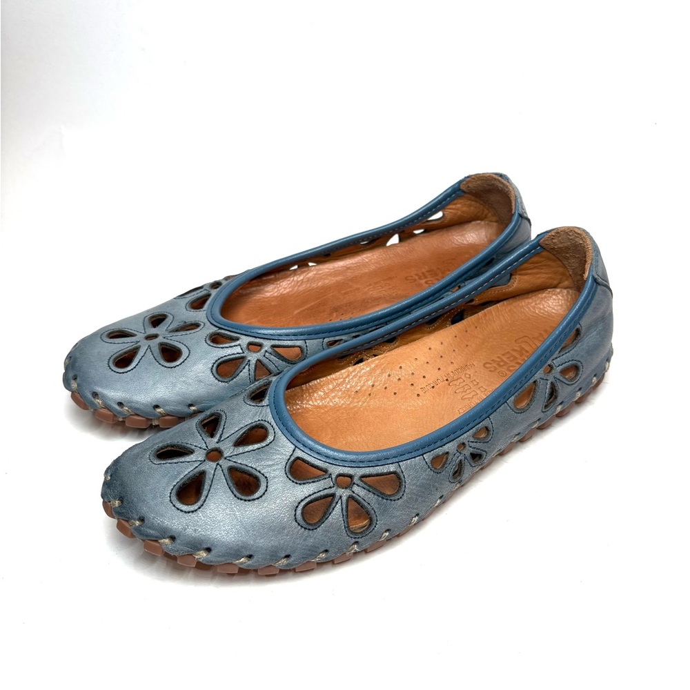 Volks Walkers Blue Laser Cut Flats | 37 - Picture 2 of 8